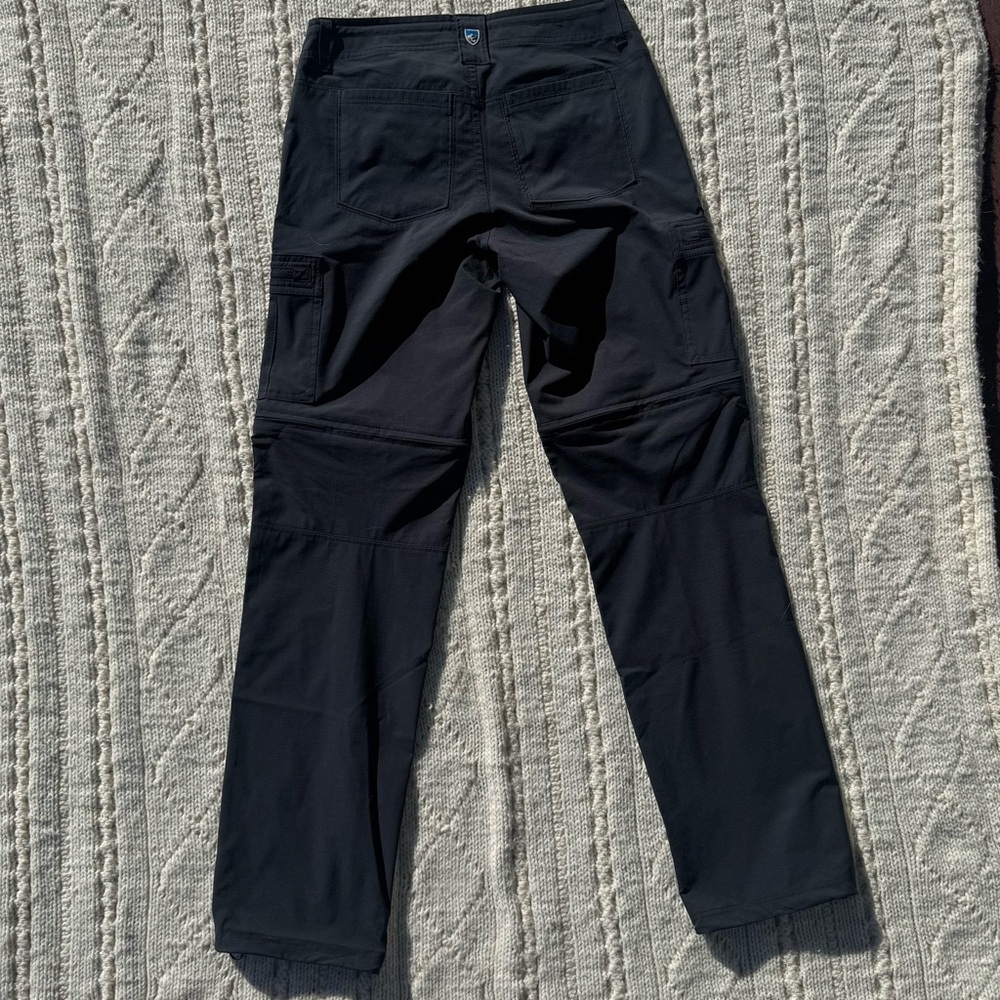 Kuhl Women’s Horizon Convertible Hiking Pants, Dark Charcoal Grey, Size 4 - Picture 5 of 9